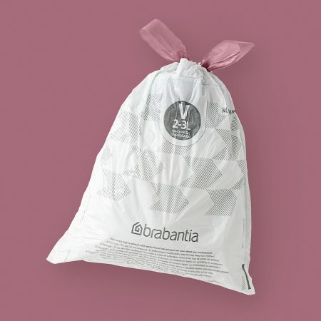 Sacs poubelle PerfectFit Pour FlatBack+, Code L (45 litres), Rouleau de 10  sacs