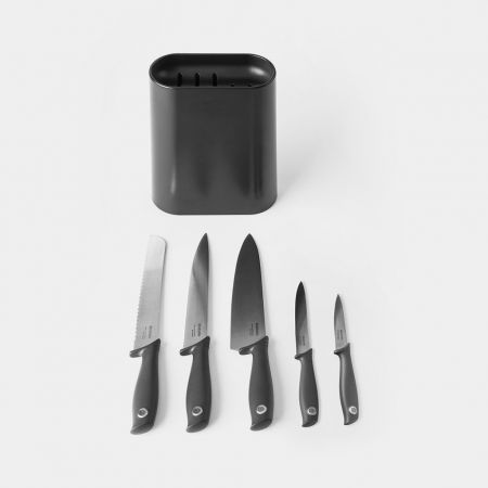 Tasty+ Bloc couteaux avec couteaux - Dark Grey