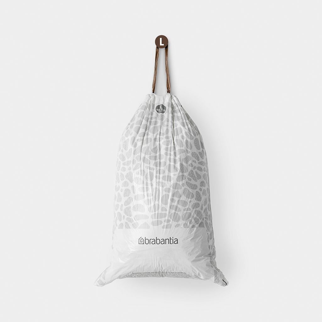 Rouleau de 10 sacs poubelles 45 l blanc Code L - Brabantia - Plastique -  Poubelle - Achat & prix