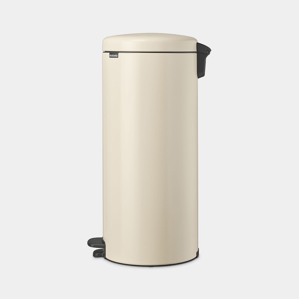  Cubo de basura con pedal de cocina de 30 litros, 95522, cromado  : Hogar y Cocina