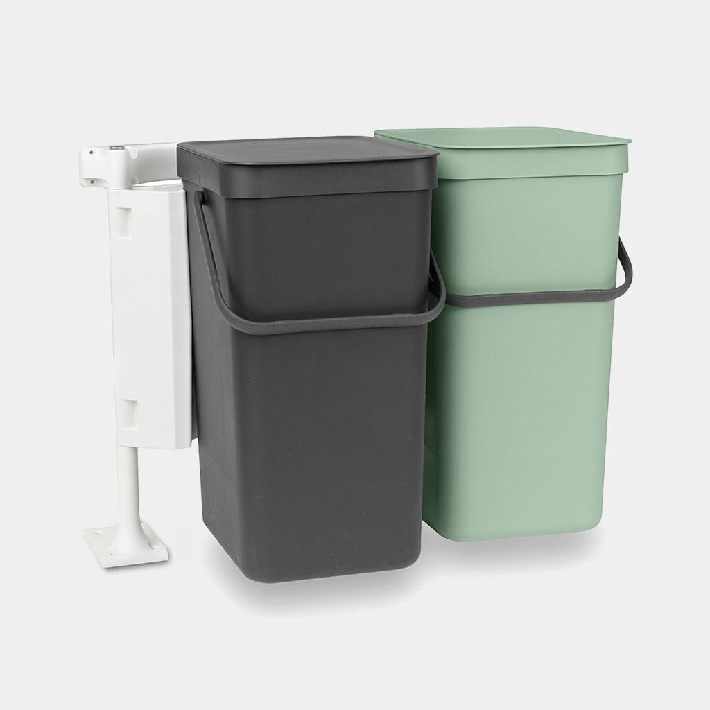 Brabantia Cubo de la basura Sort & Go (6 l, Verde, Plástico)