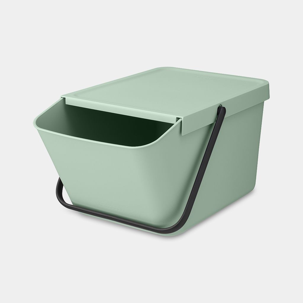 Cubo de basura Sort & Go, 3l verde jade Orden en casa