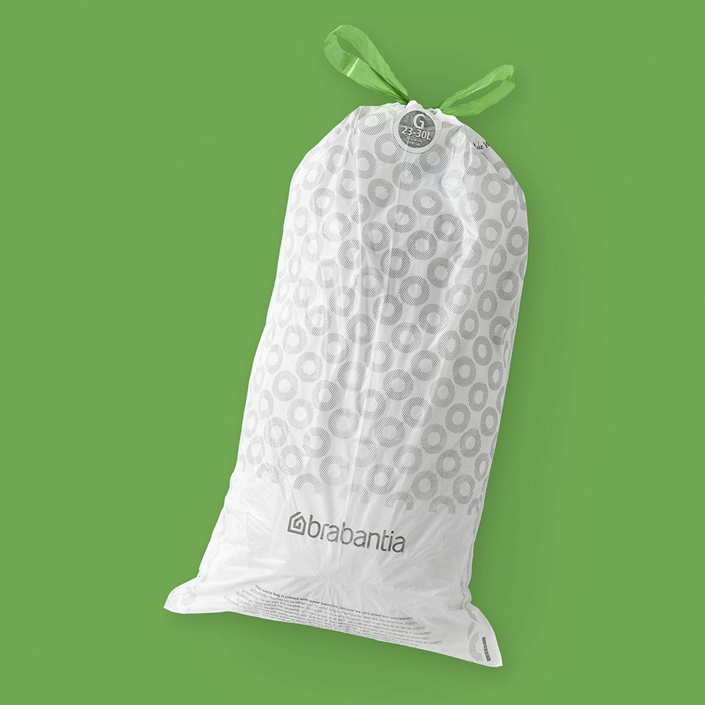 Plasticplace Custom Fit Trash Bags │ Brabantia®* Code G Compatible (40  Count)