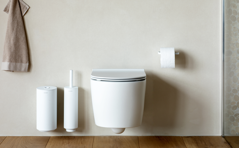 MindSet Set de 3 accesorios para el baño Mineral Fresh White