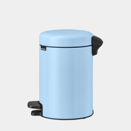 NewIcon Step on Trash Can 0.8 gallon (3 liter) - Dreamy Blue
