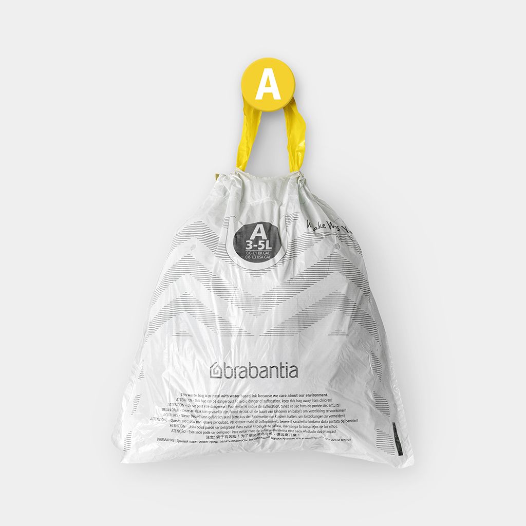 Rouleau de 10 sacs poubelles 45 l blanc Code L - Brabantia - Plastique -  Poubelle - Achat & prix