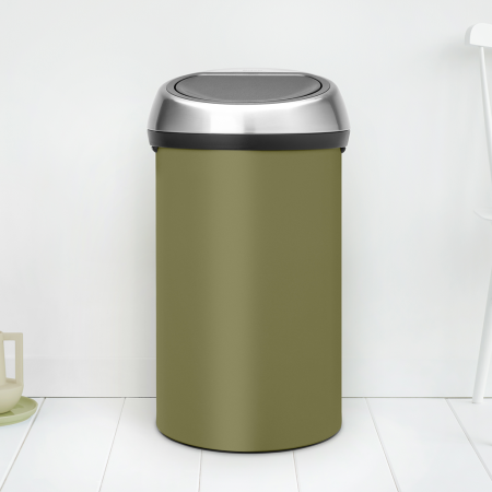 Touch Bin 60 litres - Mineral Calm Green