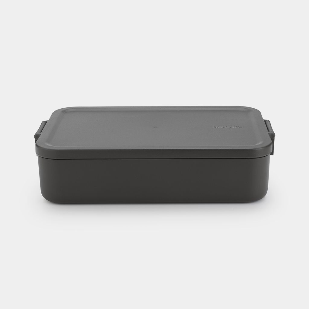 Recipiente Lunch Box rectangular de plástico con 4 compartimentos - Plaza  Izazaga 89 Tienda Online