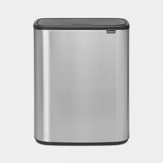 Brabantia Bo poubelle à pédale 60 litres - Metallic Mint
