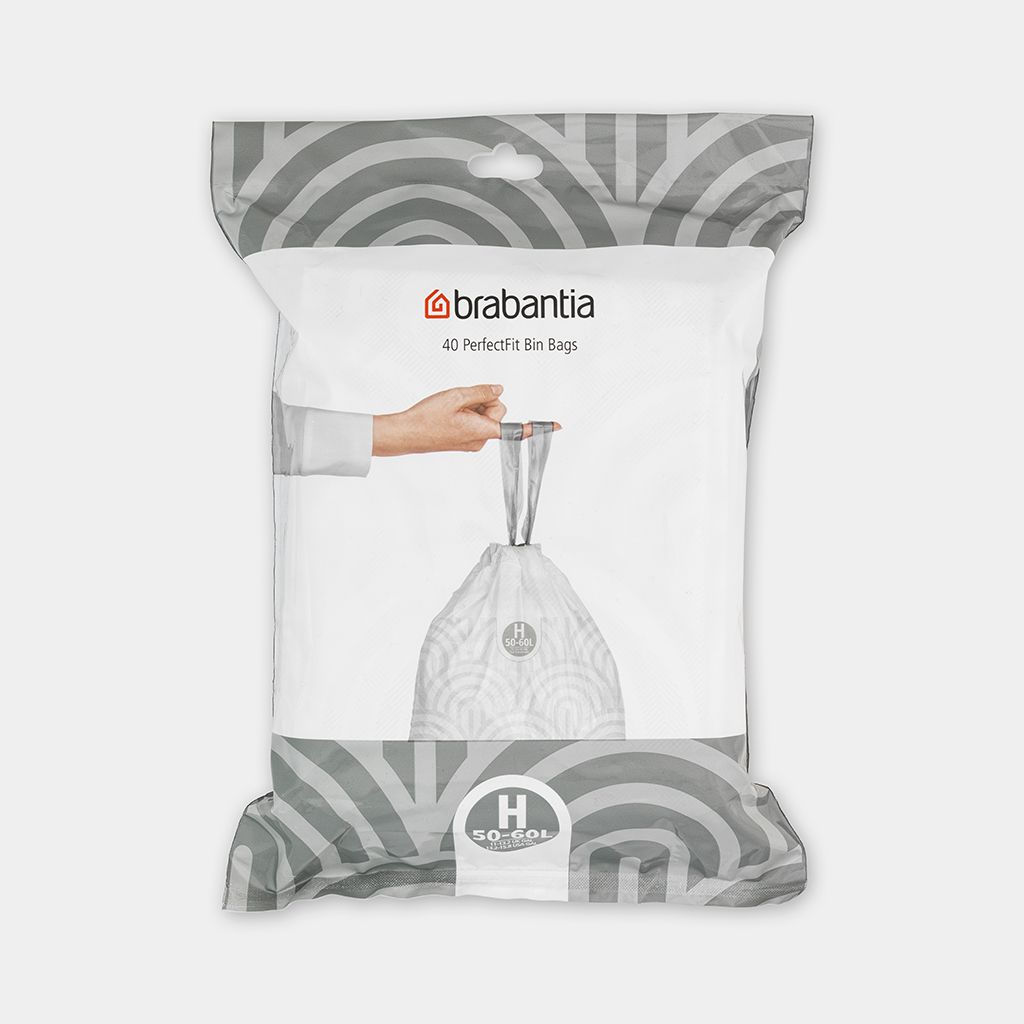 Brabantia PerfectFit Bag 60 L (M) - 20 pieces per roll, trash bag