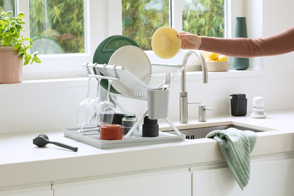 New Home Kitchen Washing Utensils Pot Dish Brush With Washing Up Liquid  Soap Dispenser Wash Pot Brush
