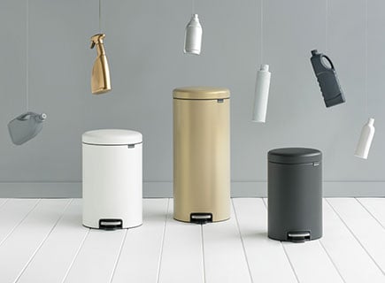 Bolsas de basura de plástico resistentes, de tamaño pequeño, para el hogar,  la oficina, la cocina, el baño y el contenedor de basura