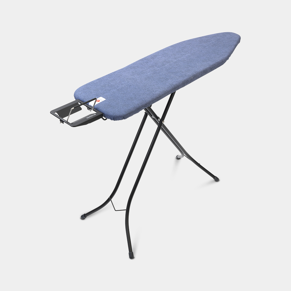 Ironing Board B, 124x38 Cm, Steam Iron Rest - Denim Blue | Brabantia