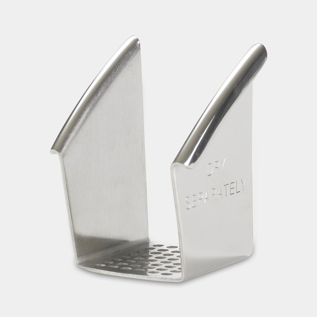 Sieve Garlic Press Curved - Brilliant Steel | Brabantia