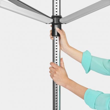 Smeren Inschrijven Drama Rotary Dryer Lift-O-Matic 60 metre, with Ground Spike & Cover, Ø 45 mm -  Metallic Grey | Brabantia