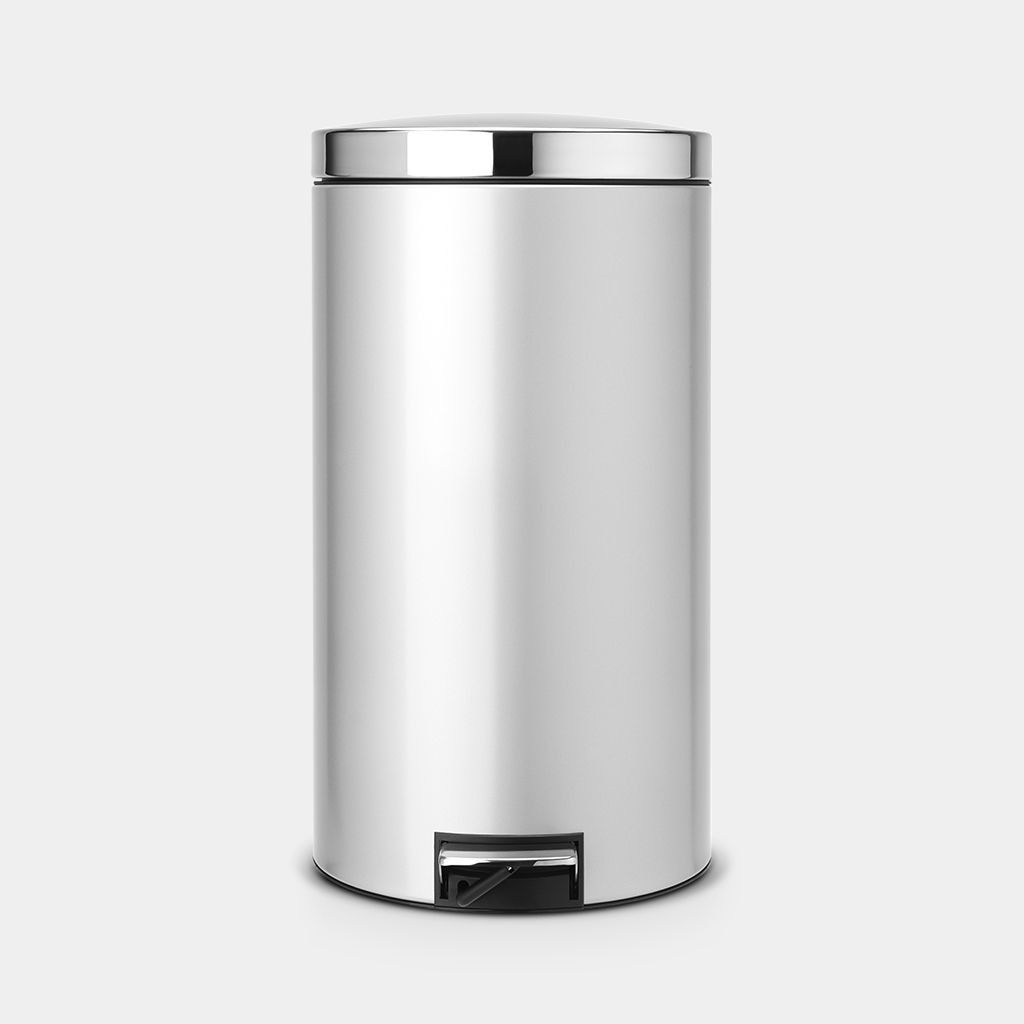 staking houd er rekening mee dat Absoluut Pedaalemmer Silent 45 liter, kunststof binnenemmer - Metallic Grey |  Brabantia