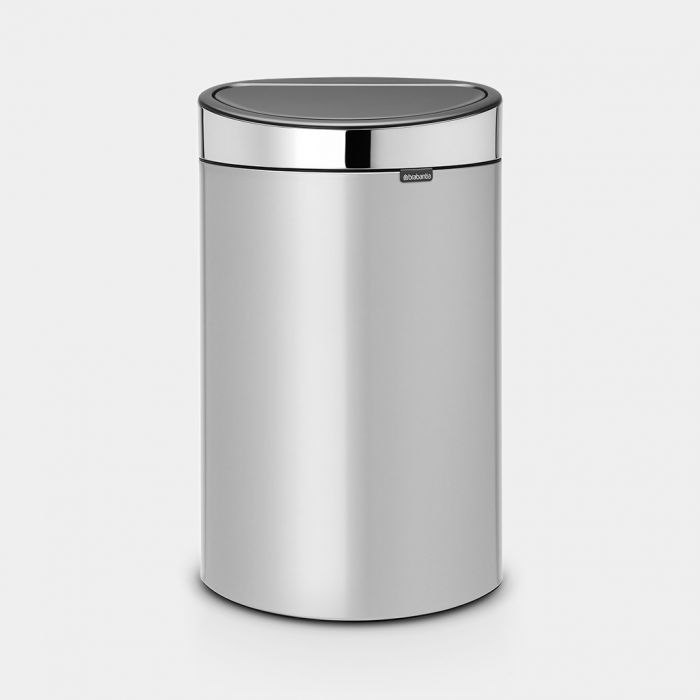 honderd voordeel Mysterieus Touch Bin New 40 liter - Metallic Grey | Brabantia