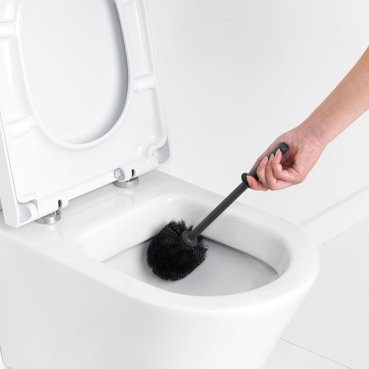 Toilet Brush and Holder ReNew - Platinum | Brabantia